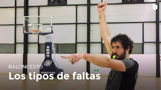 Los tipos de faltas  Baloncesto [upl. by Ilonka]