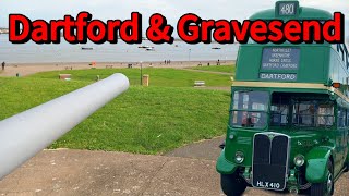 Riding Old Routemaster Buses Between Dartford amp Gravesend [upl. by Aimehs881]