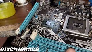 Esonic h61 motherboard no display problem  no display motherboard repair [upl. by Danit]