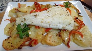 BACALAO CON PATATAS PANADERAS la receta más deliciosa  fácil y economica que haras te encantará 😋 [upl. by Diehl]