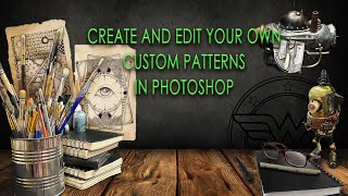 Create and Edit Custom Patterns in Photoshop Easy [upl. by Hsac828]