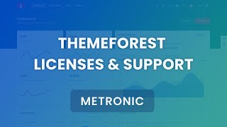 Themeforest Licenses and Support  Metronic Admin Theme [upl. by Anawed311]