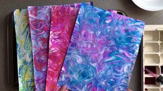 How to Make Marbled Paper with Shaving Cream and Watercolours [upl. by Gardner972]