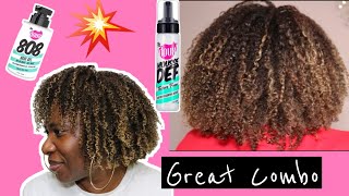 808 Base gel amp mousse def Wash n GO  Natural Hair [upl. by Arytahs393]