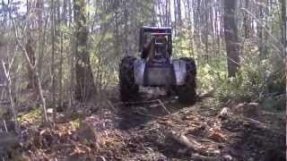 John Deere 540D Skidder  Logging [upl. by Nivak]