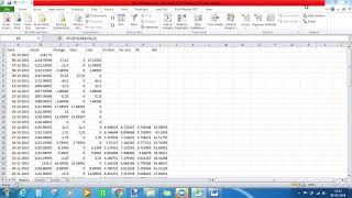 How to Calculate Relative Strength Index Indicator using Excel [upl. by Nagrom903]