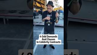 4 odd demands and clauses in celebrity contracts celebrities actors hollywood famous celebrity [upl. by Sakiv957]