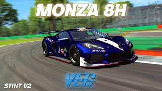 Last push before the winter break  VEC Monza 8H  Division 1  Brabham Motorsports 83 GT3 [upl. by Aimerej]