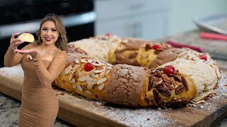 The SOFTEST EASIEST and Most Delicious ROSCA DE REYES  Three King Sweet Bread [upl. by Morgun]