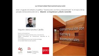 CONSTRUCCION TIERRA Y BIOMATERIALES [upl. by Carolynne]