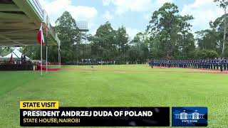 State Visit by President Andrzej Duda of Poland State House Nairobi [upl. by Aracaj250]