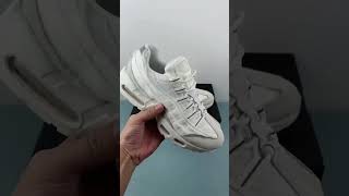 Nike Air Max 95 x Comme des Garçons White Sneakers CU8406100 [upl. by Feigin]