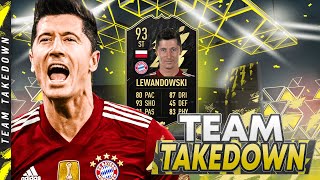 93 TOTW Robert Lewandowski Team Takedown [upl. by Ysied]