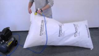 Stausäcke Befüllung  Filling Dunnage Bags [upl. by Arhez]