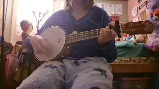 Red Dirt Girl  Emmylou Harris Cover on the OscarSchmidt Banjo Uke Banjolele [upl. by Payson490]