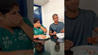 Vegetarian wife Vs Non veg Husband shortsviral youtubeshorts [upl. by Ajnot]