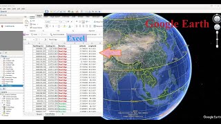 How to Extract Coordinate from Google Earth to Excel amp Convert Angular Dec Deg to Linear UTM [upl. by Brunelle]