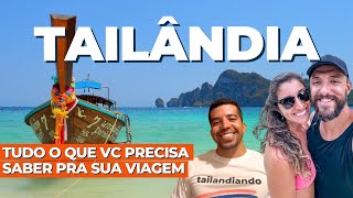 Tudo sobre a Tailândia Como planejar sua viagem pra Tailândia Live com tailandiando [upl. by Eadrahc]