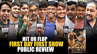 Animal Movie  FIRST DAY FIRST SHOW  Public Review  HIT or FLOP  Ranbir Kapoor Bobby Deol [upl. by Naleek]