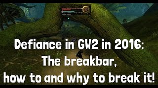 Defiance Bar in GW2 in 2016 How and why to break it [upl. by Brodsky]