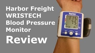 Harbor Freight Blood Pressure Monitor Review [upl. by Stesha]