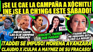 SÁBADAZO INE SE ACABA DE CH1NG4AR A XÓCHITL ¡SE LES CAE LA CAMPAÑA CLAUDIA Y ROCIO NAHLE VERACRUZ [upl. by Assirrem985]