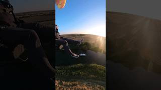 One of those epic goldenhour river stour parahooners paramotor evening flights insta360 [upl. by Ardine96]