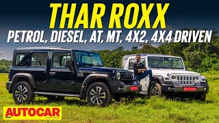 Mahindra Thar Roxx review  One SUV to rule them all  First Drive  Autocar India [upl. by Nalro]