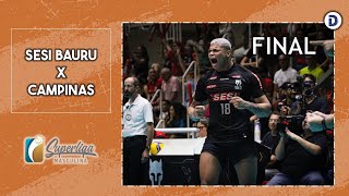 SESI Bauru x Campinas  FINAL  Melhores Momentos  Superliga Masculina 2324 [upl. by Acsehcnarf]