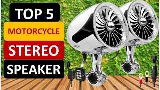 Top 5 Best Motorcycle Stereo Speaker in 2024 [upl. by Safier]