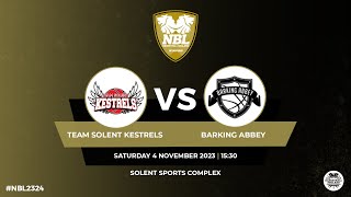 WNBL1 Solent Kestrels vs Barking Abbey  041123 [upl. by Nale394]