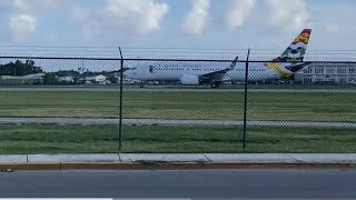 Cayman Airways Departing and Arriving While United is departingPlane Spotting at MWCR737s [upl. by Orran]