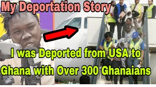 BREAKING SHOWBOY TALKS ABOUT HOW HE WAS DEPORTED WITH OVER 300 GHANAIANS IN USA🔥 [upl. by Einhapets]