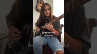 fender noventa jazz ✨ fender guitar jazzmaster guitarist music [upl. by Rick332]