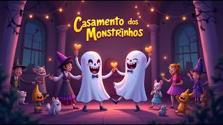 CASAMENTO DOS MONSTRINHOS MÚSICA INFANTIL baby happy kids musica infantil HAPPY HALLOWEEN [upl. by Yerbua]