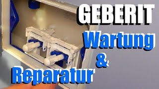 Geberit Toiletten Spülkasten Reparatur und Wartung  Wie gehts [upl. by Ekenna495]