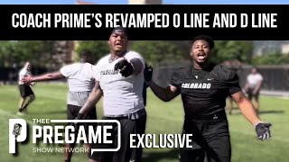 Coach Prime’s Revamped O Line and D Line Challenge Each Other [upl. by Bobette]