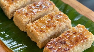 CASSAVA CAKE with MACAPUNO  Kakaibang CASSAVA CAKE  SOFT and CHEESY  Pinoy Simple Cooking [upl. by Lynad]