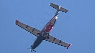 PILATUS PC12 NG LOW FLYBY SMOOTH STABILIZATION [upl. by Dugas]