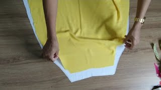 Blusa evasê cortininha Costura para Iniciantes DIY [upl. by Elylrac]