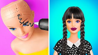 NEW AWESOME HAIRSTYLE FOR DOLL  From Nerd To Popular With Hacks From Tiktok by TeenVee [upl. by Branch]