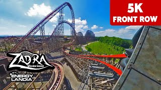 ZADRA 🎢 2024 ENERGYLANDIA POV onride FRONT ROW 5K [upl. by Samuela238]