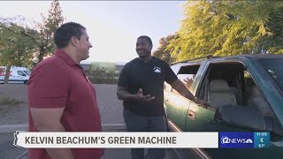 Take a tour of Kelvin Beachums Green Machine [upl. by Yecam]