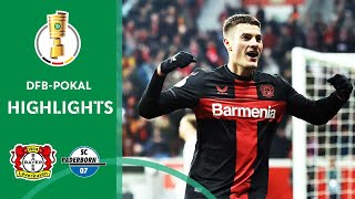 Leverkusen stay successful  Bayer 04 Leverkusen vs SC Paderborn 07 31  Highlights  DFBPokal [upl. by Atyekram]