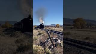 Cumbres amp Toltec 484 October 2023 train railroad [upl. by Aicilic]