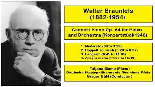 Walter Braunfels 18821954  Concert Piece Op 64 for Piano and Orchestra Konzertstück1946 [upl. by Llertniuq]