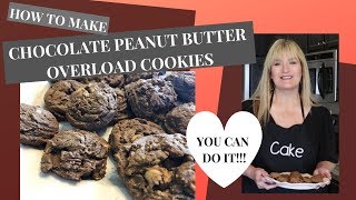 How to make Chocolate Peanut Butter Cup Overload Cookies l Recipe [upl. by Areikahs]