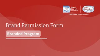 Brand Permission Form [upl. by Anawqahs]