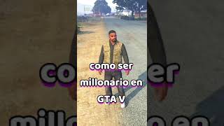 Como ser MILLONARIO en GTA V modo HISTORIA  🤯🤑 [upl. by Dlarrej]