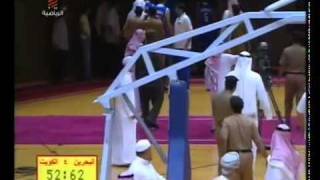 Basketball fight NBA مضاربة الكويت والبحرين كرة السلة [upl. by Atnek]